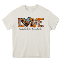 Cream hello fall love Heavy Core Tee - JahusDesignShop