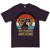 Plum Because Goats Are Freaking Awesome Premium Tee - Bettercallsaul