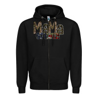 Black mama of both Zipper Hoodie - RacoonDesign