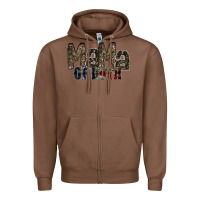 Chestnut mama of both Zipper Hoodie - RacoonDesign