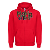 Red mama of both Zipper Hoodie - RacoonDesign