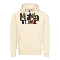 Sandshell mama of both Zipper Hoodie - RacoonDesign