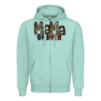 Mama Of Both Zipper Hoodie | Teevron