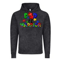 Vintage Black Dad of warrior Vintage Hoodie - CowGirlArtShop