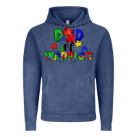 Vintage Denim Dad of warrior Vintage Hoodie - CowGirlArtShop