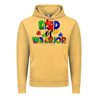 Vintage Mustard Dad of warrior Vintage Hoodie - CowGirlArtShop