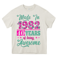 Cream made in 1982, 40 years of being awesome Heavy Core Tee - Jasminsmagicworld