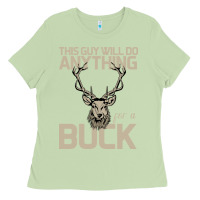 Matcha Funny Hunters Will Do Anything For a Buck Hunting Ladies Tee - Bettercallsaul