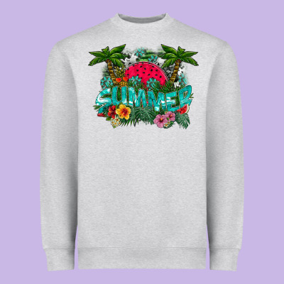 Summer Heavyweight Sweatshirt Designed By Cowhidedigitalart
