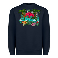 Navy Summer Heavyweight Sweatshirt - CowhideDigitalArt