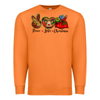 Carrot peace love Christmas Premium Sweatshirt - BarkalooDesign