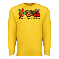 Lemon peace love Christmas Premium Sweatshirt - BarkalooDesign