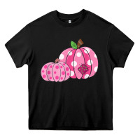 Halloween Fall Pink Pumpkin Heavy Core Tee | Teevron