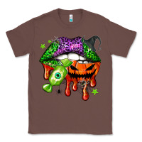 Chestnut Halloween lips Classic Tee - NancyCooperArtShop