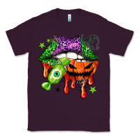 Plum Halloween lips Classic Tee - NancyCooperArtShop