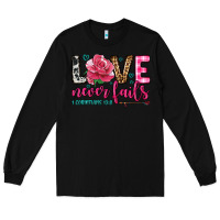 Black love never fails Long Sleeve Tee - OliviaCreatesArt