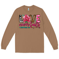 Toasted Coconut love never fails Long Sleeve Tee - OliviaCreatesArt