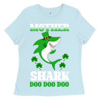Baby Blue Mother Shark Doo Doo Doo Ladies Tee - Bettercallsaul