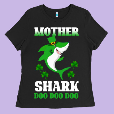 Mother Shark Doo Doo Doo Ladies Tee Designed By Bettercallsaul