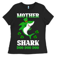 Black Mother Shark Doo Doo Doo Ladies Tee - Bettercallsaul