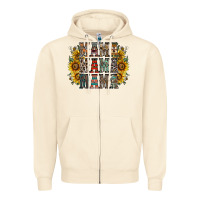 Sandshell mama sunflower western Zipper Hoodie - RacoonDesign