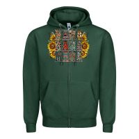 Sports Green mama sunflower western Zipper Hoodie - RacoonDesign