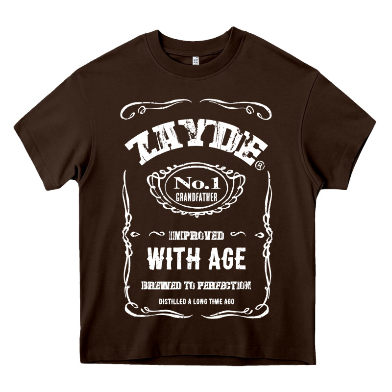 Mens Vintage Zayde Hebrew Yiddish Grandfather Heavy Core Tee by trangStudio | Teevron