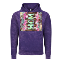 Cloud Purple Mom leopard Vintage Hoodie - CowGirlArtShop