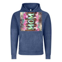 Vintage Denim Mom leopard Vintage Hoodie - CowGirlArtShop