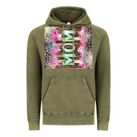 Vintage Olive Mom leopard Vintage Hoodie - CowGirlArtShop