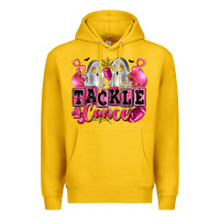 Lemon tackle cancer with ghosts playing football Premium Hoodie - LillyAllenDesigns