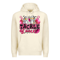 Sandshell tackle cancer with ghosts playing football Premium Hoodie - LillyAllenDesigns
