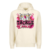 Tofu tackle cancer with ghosts playing football Premium Hoodie - LillyAllenDesigns