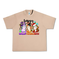 Burro happy hallothanksmas unicorn Urban Heavy Tee - CowGirlArtShop