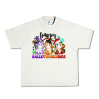 Pistachio happy hallothanksmas unicorn Urban Heavy Tee - CowGirlArtShop