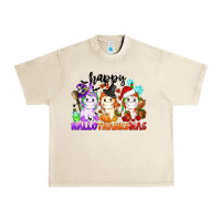 Sandshell happy hallothanksmas unicorn Urban Heavy Tee - CowGirlArtShop