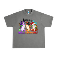 Tornado happy hallothanksmas unicorn Urban Heavy Tee - CowGirlArtShop