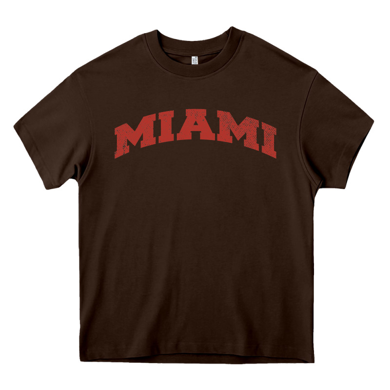 Miami Ohio Classic Athletic Sports Distressed Heavy Core Tee by trangStudio | Teevron
