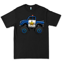 Black police car monster truck Premium Tee - Jasminsmagicworld