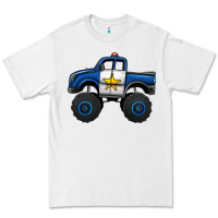 White police car monster truck Premium Tee - Jasminsmagicworld