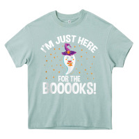 Arona teacher halloween bookworm just here for the boooks ghost tank top Heavy Core Tee - trangStudio