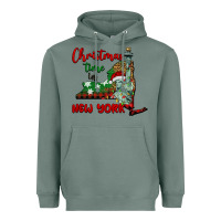 Sage christmas time in new york Heavyweight Hoodie - BarkalooDesign