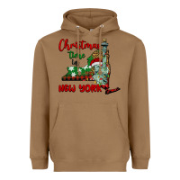 Toasted Coconut christmas time in new york Heavyweight Hoodie - BarkalooDesign