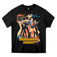 Black Switchblade Sisters GIFT Heavy Core Tee - trangStudio