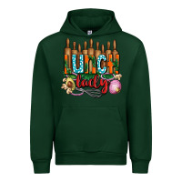 Forest Green lunch lady with onions Urban Hoodie - AdoDesignShop