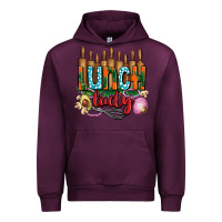 Mauve Wine lunch lady with onions Urban Hoodie - AdoDesignShop