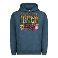 Pigment Midnight Navy lunch lady with onions Urban Hoodie - AdoDesignShop