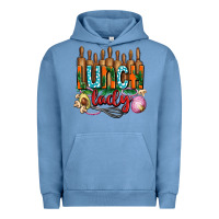 Pigment Pebble Blue lunch lady with onions Urban Hoodie - AdoDesignShop
