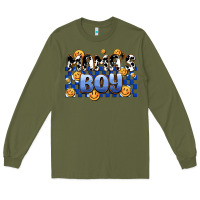 Army Green mama's boy olivia Long Sleeve Tee - OliviaCreatesArt