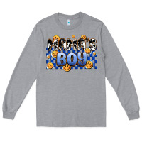 Heather Grey mama's boy olivia Long Sleeve Tee - OliviaCreatesArt